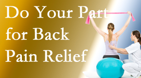 Amelia Chiropractic Clinic invites back pain sufferers to participate in their own back pain relief recovery. 