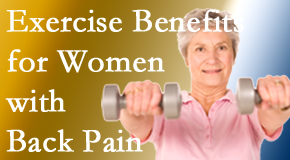 Amelia Chiropractic Clinic shares new research about how beneficial exercise is, especially for older women with back pain. 