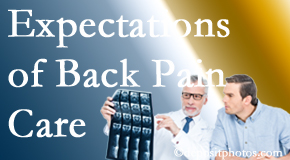 The pain relief expectations of Fernandina Beach back pain patients influence their satisfaction with chiropractic care. What’s realistic?