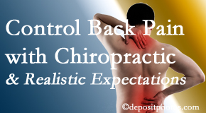 Amelia Chiropractic Clinic helps patients set realistic goals and find some control of their back pain and neck pain so it doesn’t necessarily control them. 
