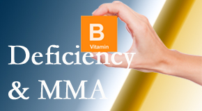 Amelia Chiropractic Clinic knows B vitamin deficiencies and MMA levels may affect the brain and nervous system functions. 