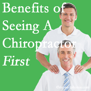 Getting Fernandina Beach chiropractic care at Amelia Chiropractic Clinic first may reduce the odds of back surgery need and depression.