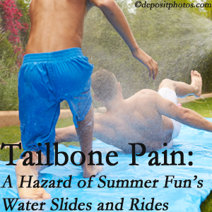 Amelia Chiropractic Clinic offers chiropractic manipulation to ease tailbone pain after a Fernandina Beach water ride or water slide injury to the coccyx.