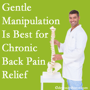 Gentle Fernandina Beach chiropractic treatment of chronic low back pain is superior. 