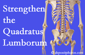 Fernandina Beach chiropractic care offers exercise recommendations to strengthen spine muscles like the quadratus lumborum as the back heals and recovers.