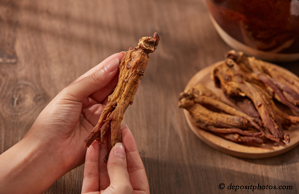 Fernandina Beach chiropractic nutrition tip: picture  of red ginseng for anti-aging and anti-inflammatory pain