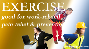 Amelia Chiropractic Clinic offers gentle treatment to relieve work-related pain and advice for preventing it. 