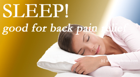 Amelia Chiropractic Clinic shares research that says good sleep helps keep back pain at bay. 
