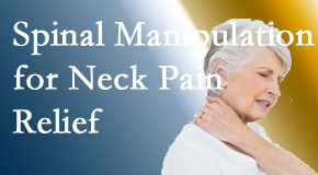 Amelia Chiropractic Clinic delivers chiropractic spinal manipulation to reduce neck pain. Such spinal manipulation decreases the risk of treatment escalation.