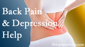Fernandina Beach depression related to chronic back pain often resolves with our chiropractic treatment plan’s Cox® Technic Flexion Distraction and Decompression.