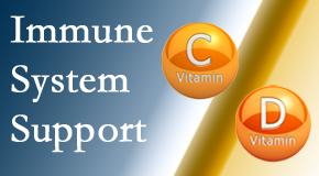 Amelia Chiropractic Clinic shares details about the benefits of vitamins C and D for the immune system to fight infection. 