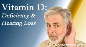 Amelia Chiropractic Clinic presents new research about low vitamin D levels and hearing loss. 