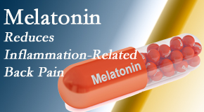 Amelia Chiropractic Clinic presents new findings that melatonin interrupts the inflammatory process in disc degeneration that causes back pain.
