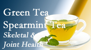 Amelia Chiropractic Clinic shares the benefits of green tea on skeletal health, a bonus for our Fernandina Beach chiropractic patients.