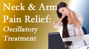 Amelia Chiropractic Clinic relieves neck pain and related arm pain by using gentle motion-based manipulation. 