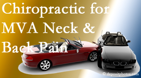 Amelia Chiropractic Clinic offers gentle relieving Cox Technic to help heal neck pain after an MVA car accident.