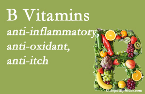 Amelia Chiropractic Clinic shares new research on the benefit of adequate B vitamin levels.