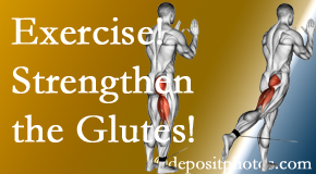 Fernandina Beach chiropractic care at Amelia Chiropractic Clinic includes exercise to strengthen glutes.