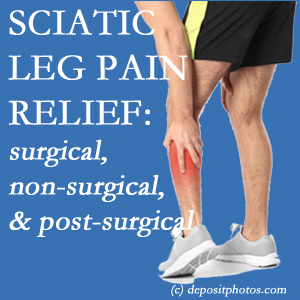 The Fernandina Beach chiropractic relieving treatment for sciatic leg pain works non-surgically and post-surgically for many sufferers.