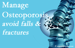 Amelia Chiropractic Clinic shares information on the benefit of managing osteoporosis to avoid falls and fractures as well tips on how to do that.
