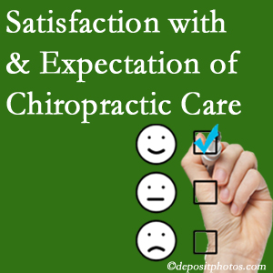 Fernandina Beach chiropractic care provides patient satisfaction and meets patient expectations of pain relief.