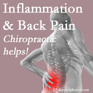 The Fernandina Beach chiropractic care offers back pain-relieving treatment that is shown to reduce related inflammation as well.