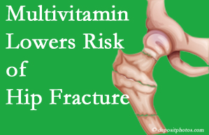 Fernandina Beach hip fracture risk is reduced by multivitamin supplementation. 