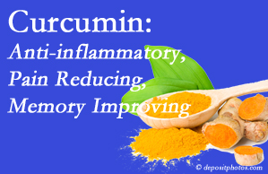 Fernandina Beach chiropractic nutrition integration is important, especially when curcumin is shown to be an anti-inflammatory benefit.