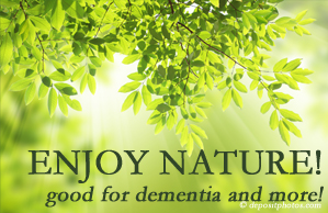 Amelia Chiropractic Clinic encourages our chiropractic patients to get out in nature! Interacting with nature is good for young and old alike, inspires independence, pleasure, and for dementia sufferers quite possibly even memory-triggering.