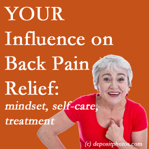 Fernandina Beach back pain patients’ roads to recovery depend on pain reducing treatment, self-care, and positive mindset.