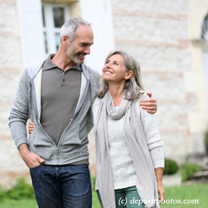 picture of Fernandina Beach happy couple with relief of failed back surgical syndrome back pain