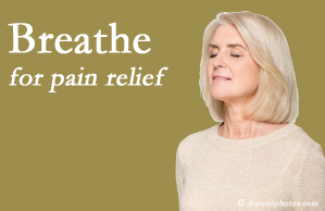 Amelia Chiropractic Clinic shares how important slow deep breathing is in pain relief.